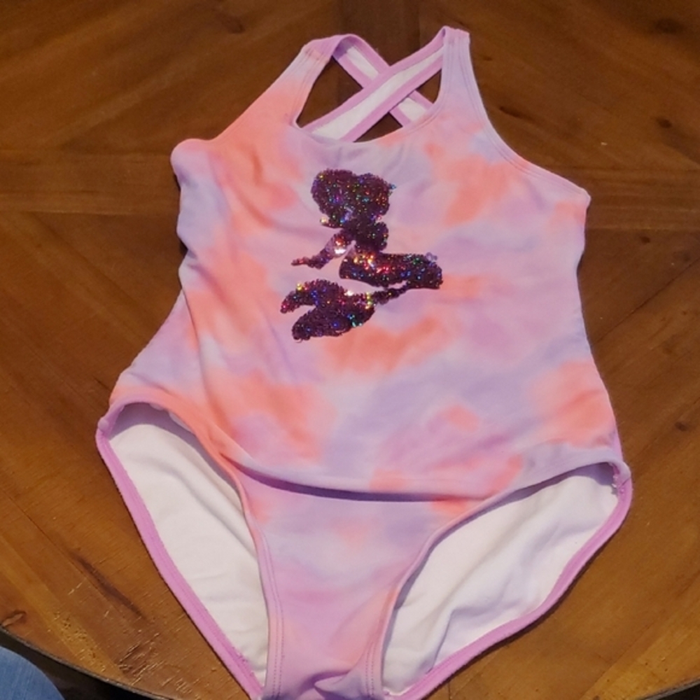 More Than Magic Pink and Purple One Piece Swimsuit